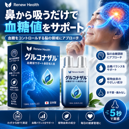 グルコナザル™ — 血糖コントロール用鼻腔吸入器
