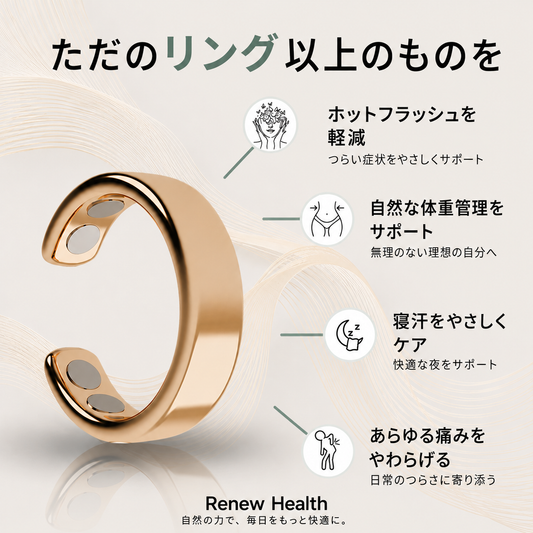 Renew Ring™ — 自然な心地よさを、もう一度。