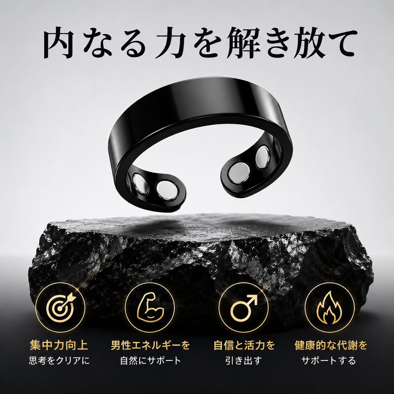 Renew Energy™ ヘマタイトリング