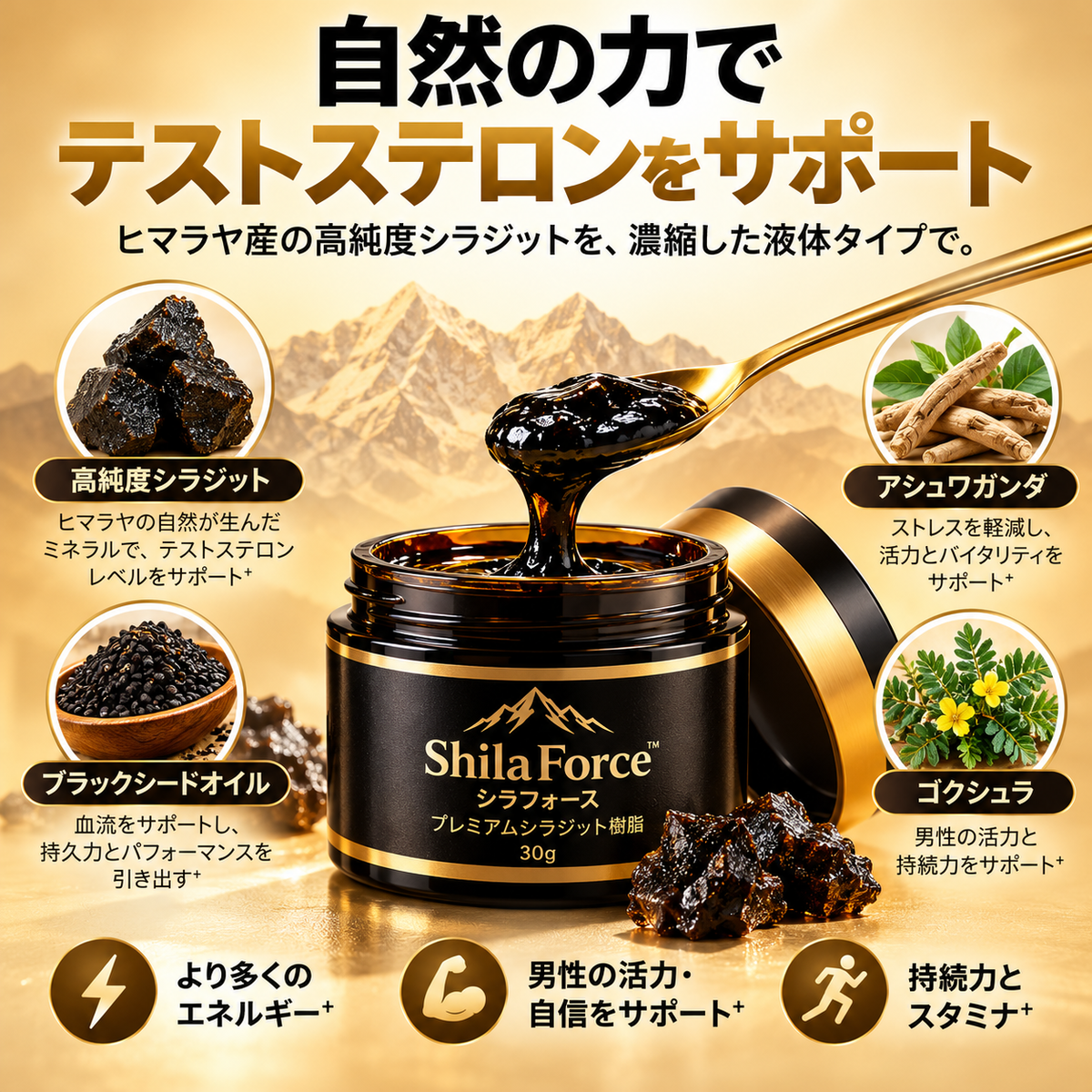 ShilaForce™ — 男性本能覚醒